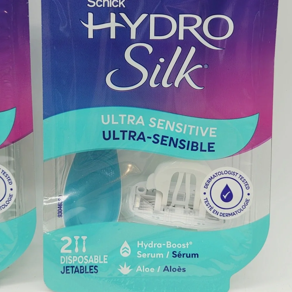Lot of 3 Schick Hydro Silk Ultra Sensitive Women's Disposable Razors 6ct Total